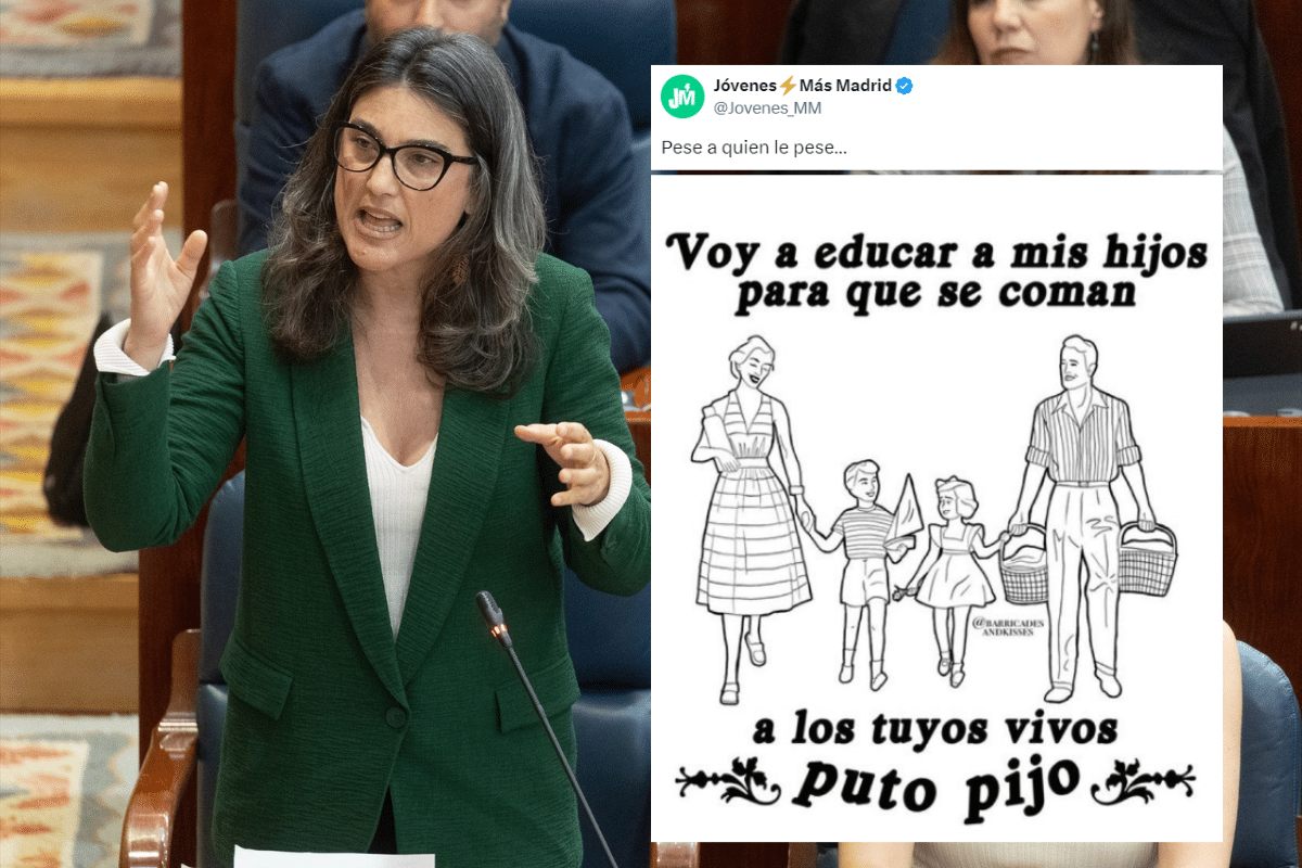 Más Madrid llama a educar a los niños «para que se coman vivos a los putos pijos»