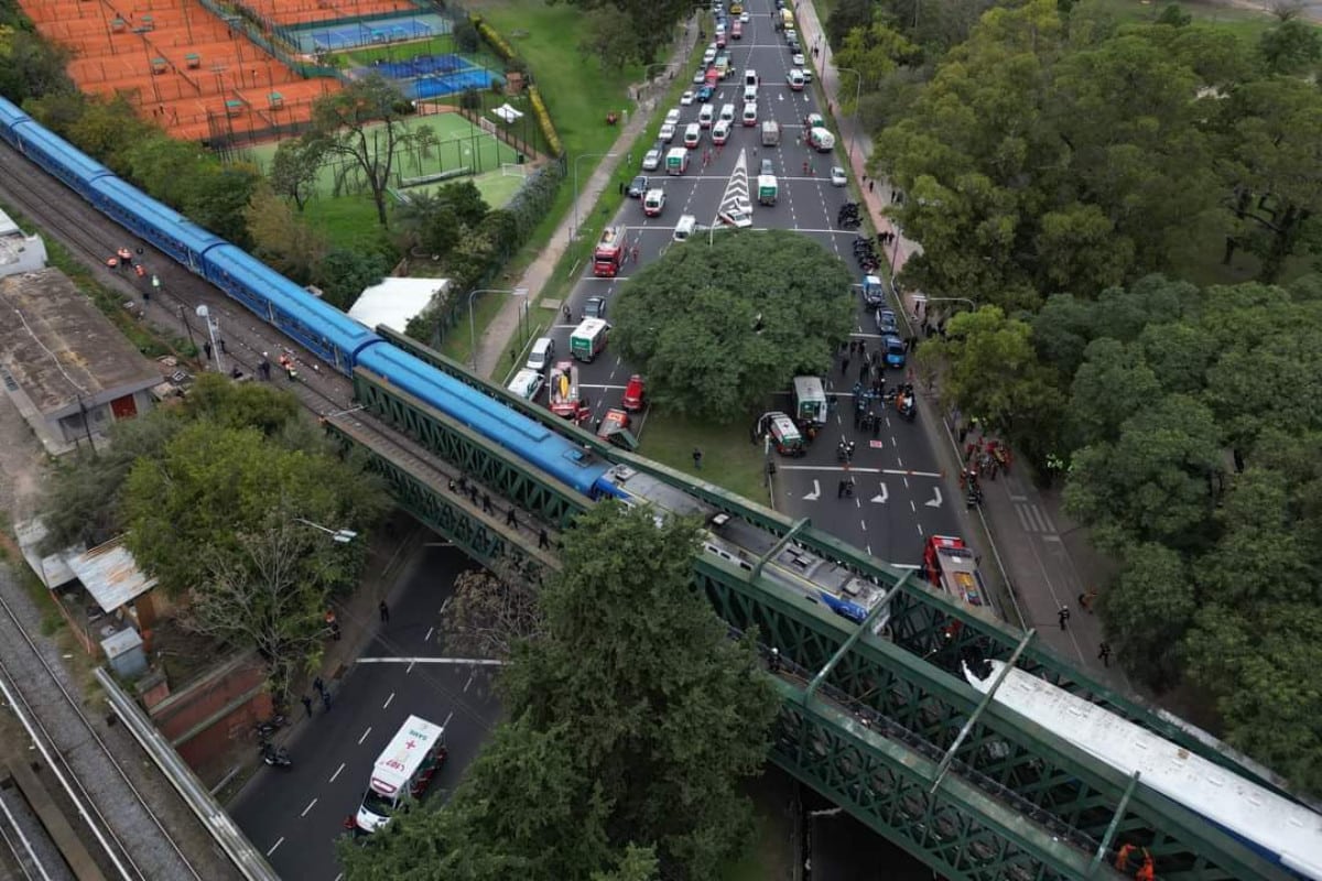 Al menos 60 heridos tras un accidente de tren en Buenos aires