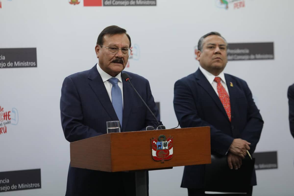 Dimite el ministro de Interior de Perú tras ocupar el cargo por apenas mes y medio