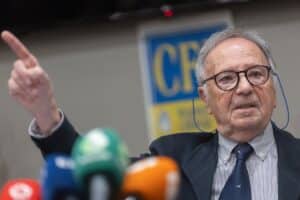 Manos Limpias aporta otro informe al juez sobre las ayudas a Globalia y apunta a Pedro Sánchez como encubridor de Begoña Gómez. Imagen, Europa Press.