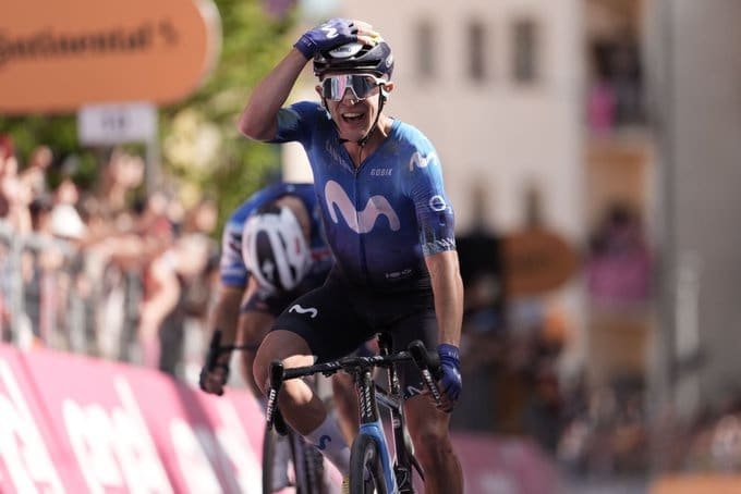 Pelayo Sánchez logra la primera victoria española en el Giro de Italia