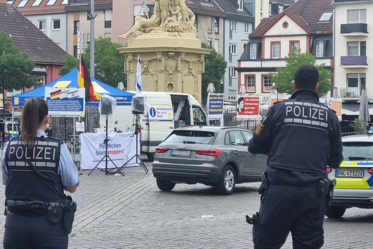 Un hombre apuñala a tres personas durante un mitin contra el Islam en Alemania