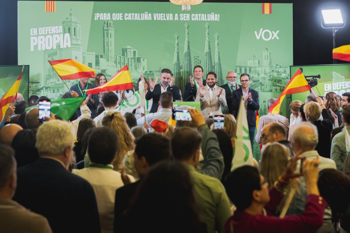 Abascal recuerda que VOX crece y se consolida en Cataluña: «Gracias a los 250.000 catalanes que han confiado en nosotros»
