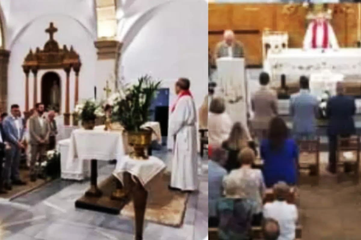 Una iglesia de Miajadas (Cáceres) acoge una «boda gay» con la presencia del sacerdote