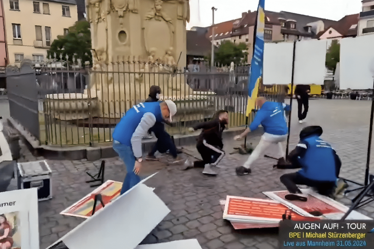 Apuñalan a un político conservador y contrario al islamismo durante una manifestación en Alemania