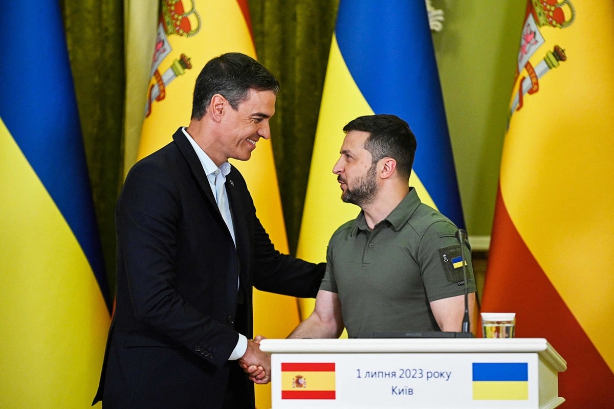 Zelenski viajará a Madrid en los próximos días para firmar un acuerdo bilateral de seguridad con Sánchez