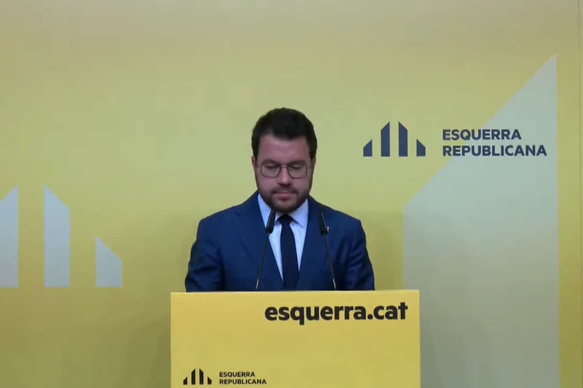 Dimite Pere Aragonès tras el batacazo electoral de ERC: «Asumo la responsabilidad»