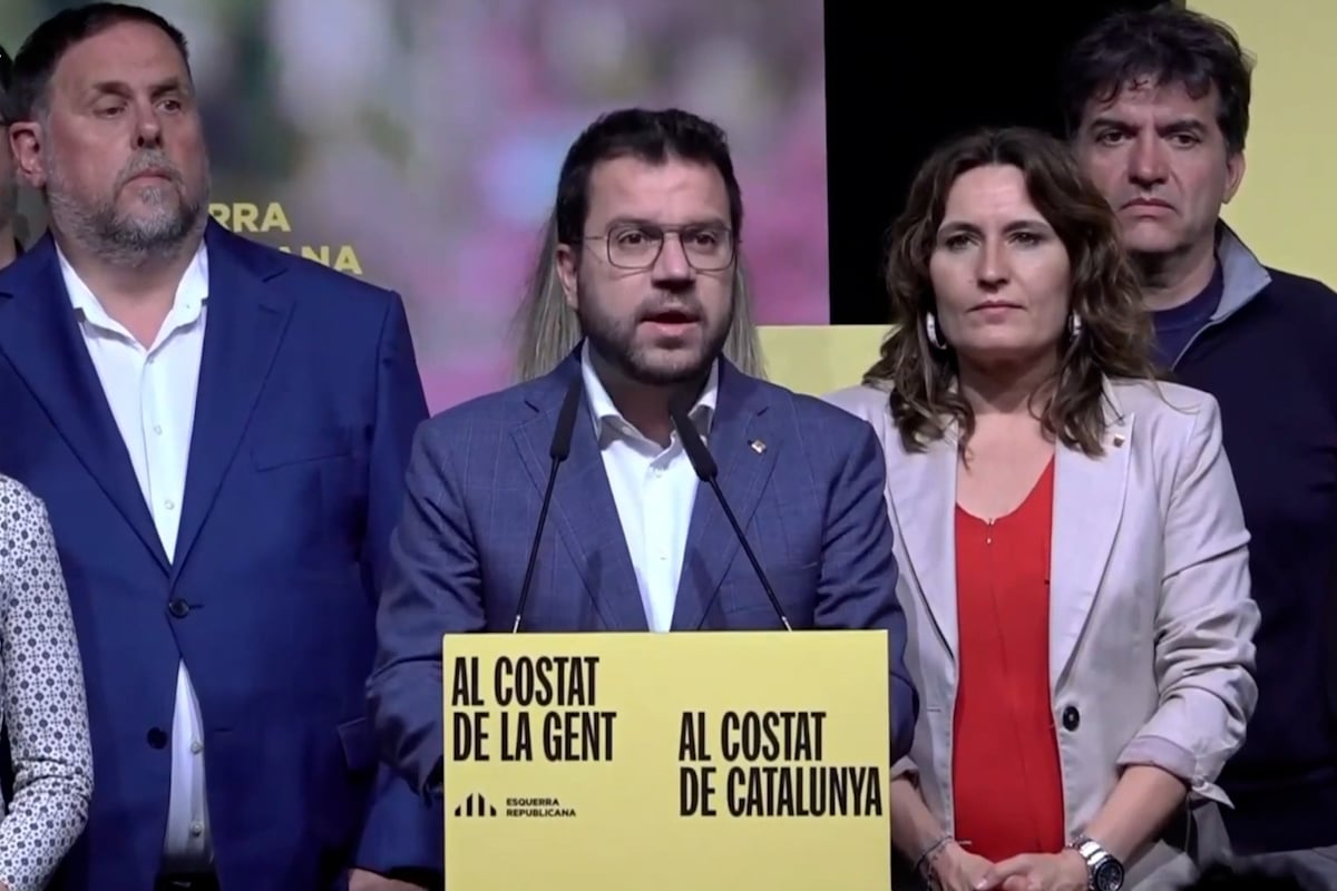 Aragonès reconoce su batacazo e insta a Junts y al PSOE a entenderse: «Estaremos en la oposición»