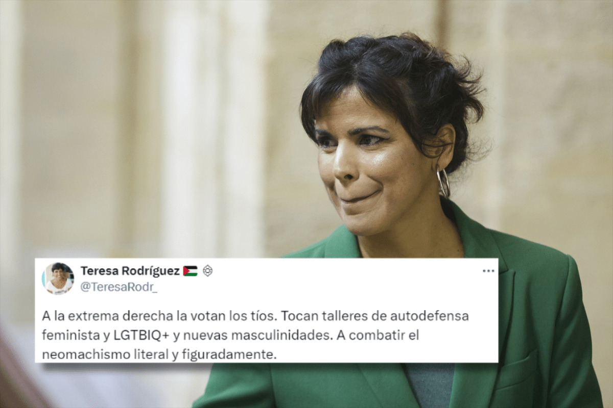 Teresa Rodríguez llama a luchar contra «los tíos» por el ascenso de partidos patriotas: «Hay que combatir el neomachismo»