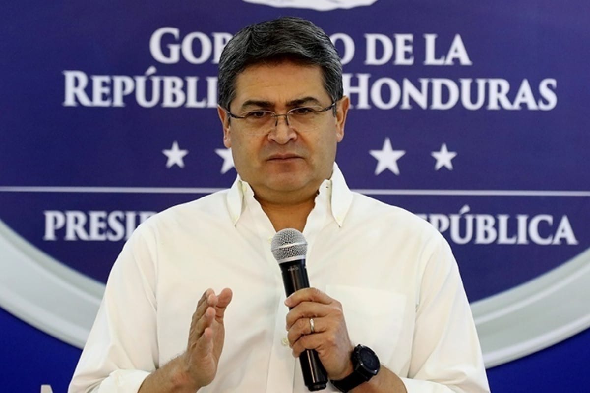 El expresidente hondureño Juan Orlando Hernández, condenado a 45 años de cárcel por delitos de narcotráfico