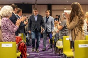 Carles Puigdemont y Toni Comín.