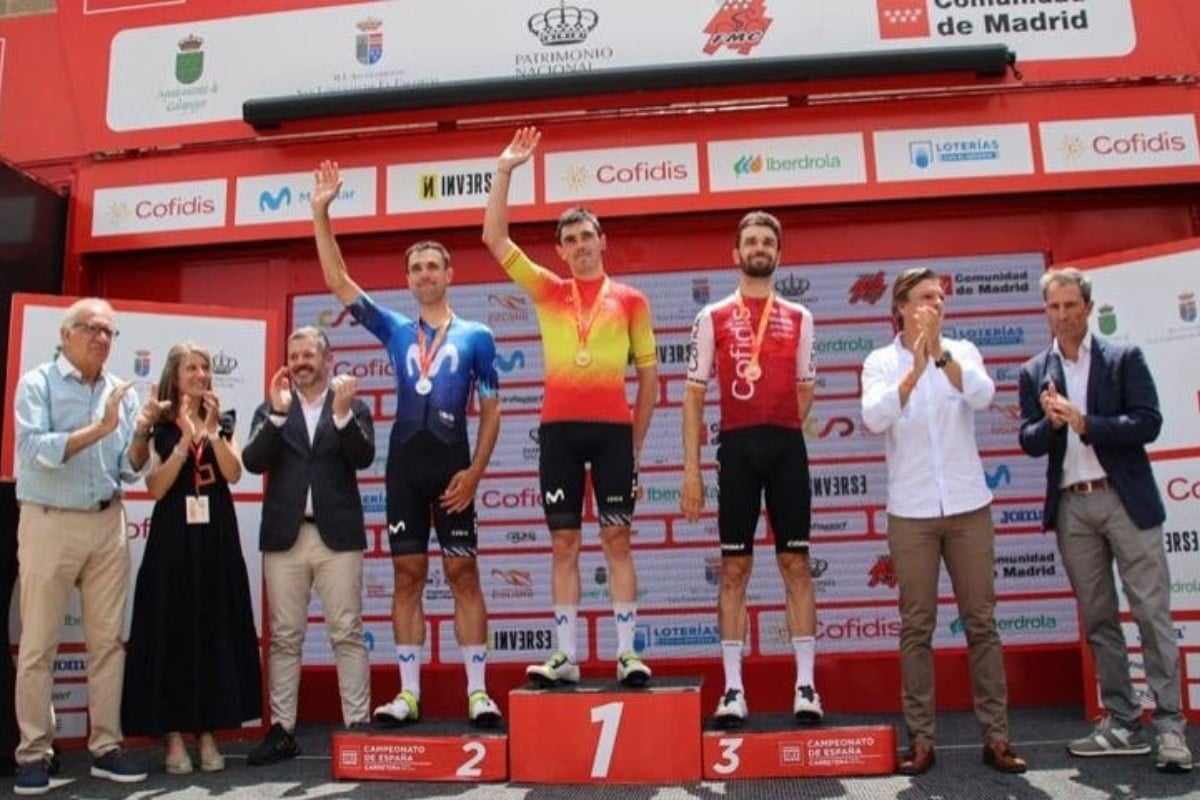 El ciclista Alex Aranburu, nuevo campeón de España en línea en San Lorenzo de El Escorial