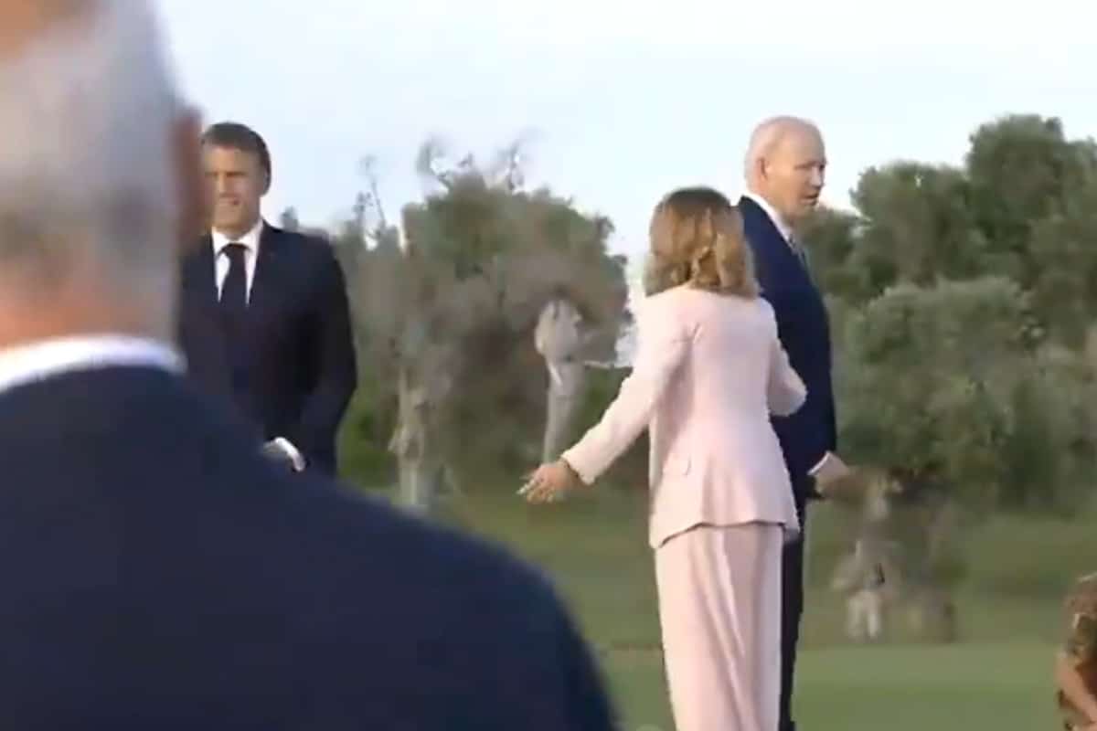 Biden, nuevamente desorientado en medio de los actos de la Cumbre del G7 en Italia