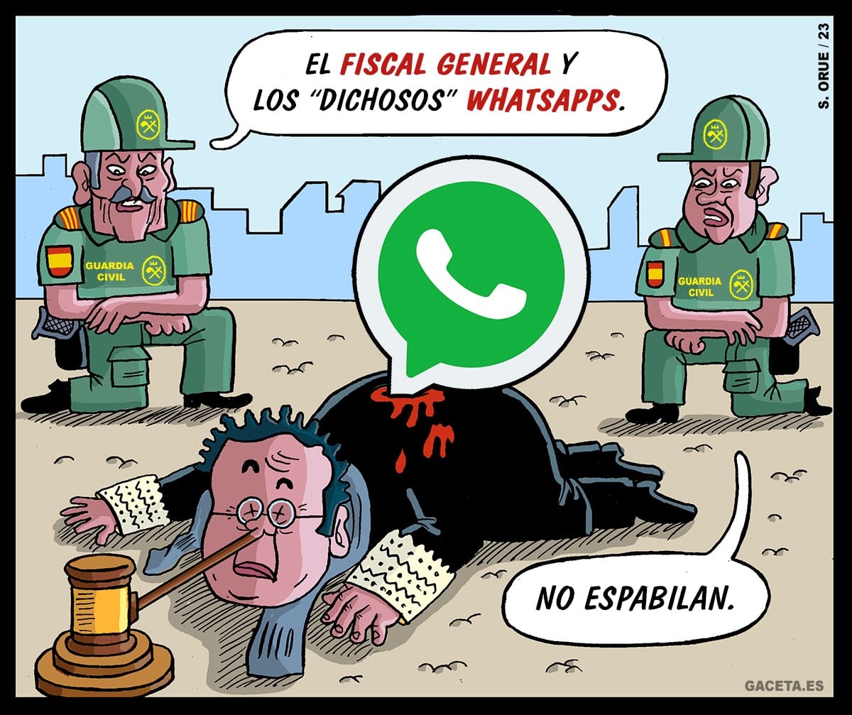 WhatsApp también es fango para Sánchez y sus siervos