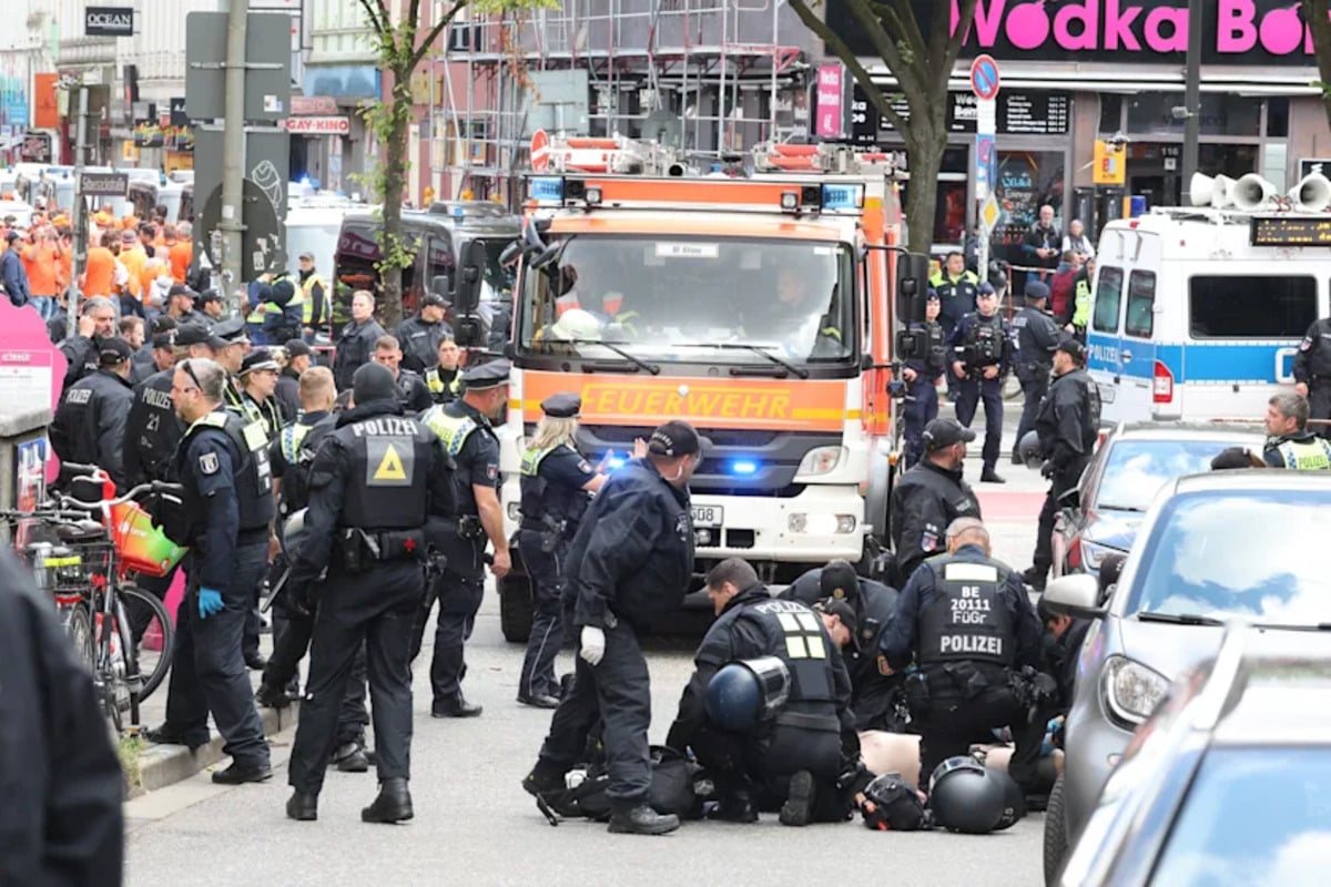La Policía abate a un hombre armado con un arma blanca y un cóctel molotov cuando atacaba a aficionados de Países Bajos en la Eurocopa