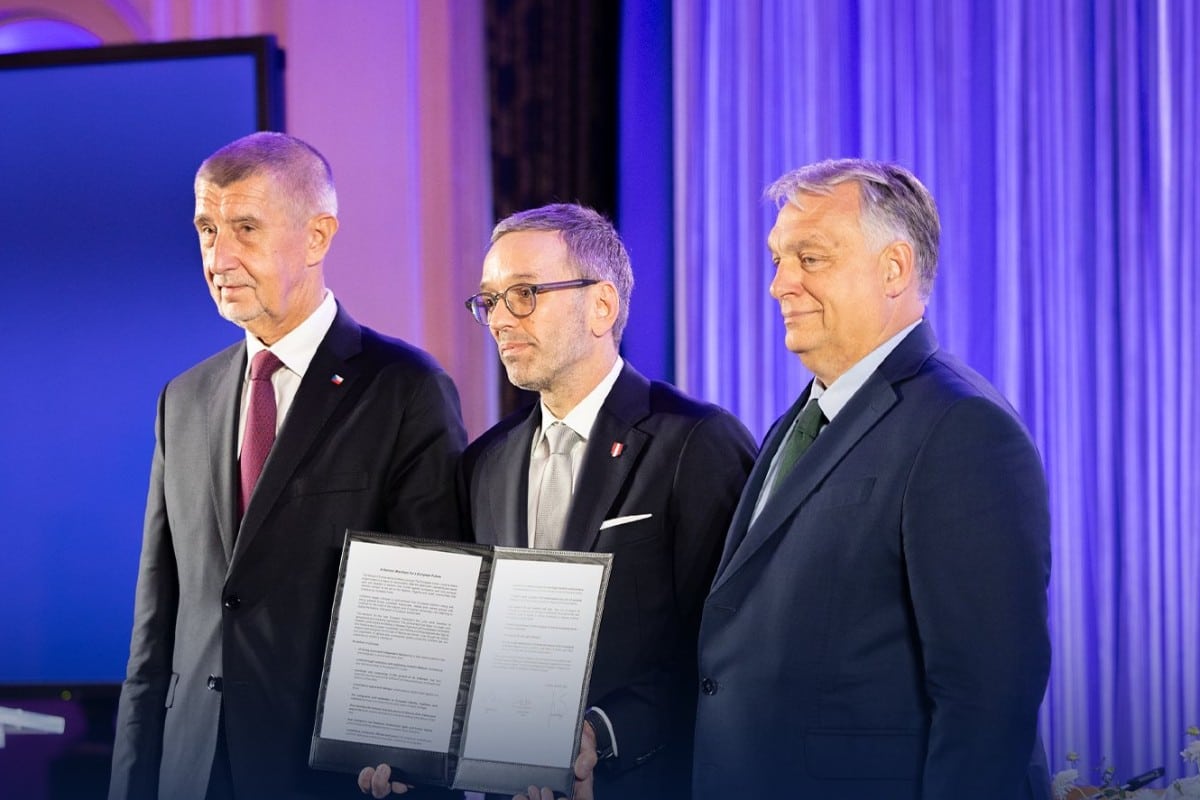 Orbán firma un manifiesto patriótico con el FPO austriaco y el partido checo de Babis para hacer frente a los burócratas de Bruselas