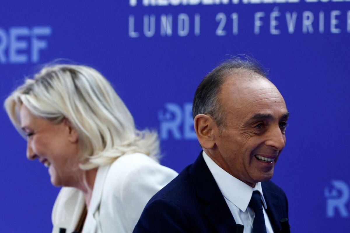 Le Pen y Zemmour ya negocian para presentarse en coalición a las elecciones francesas: «Hay que echar a Macron»