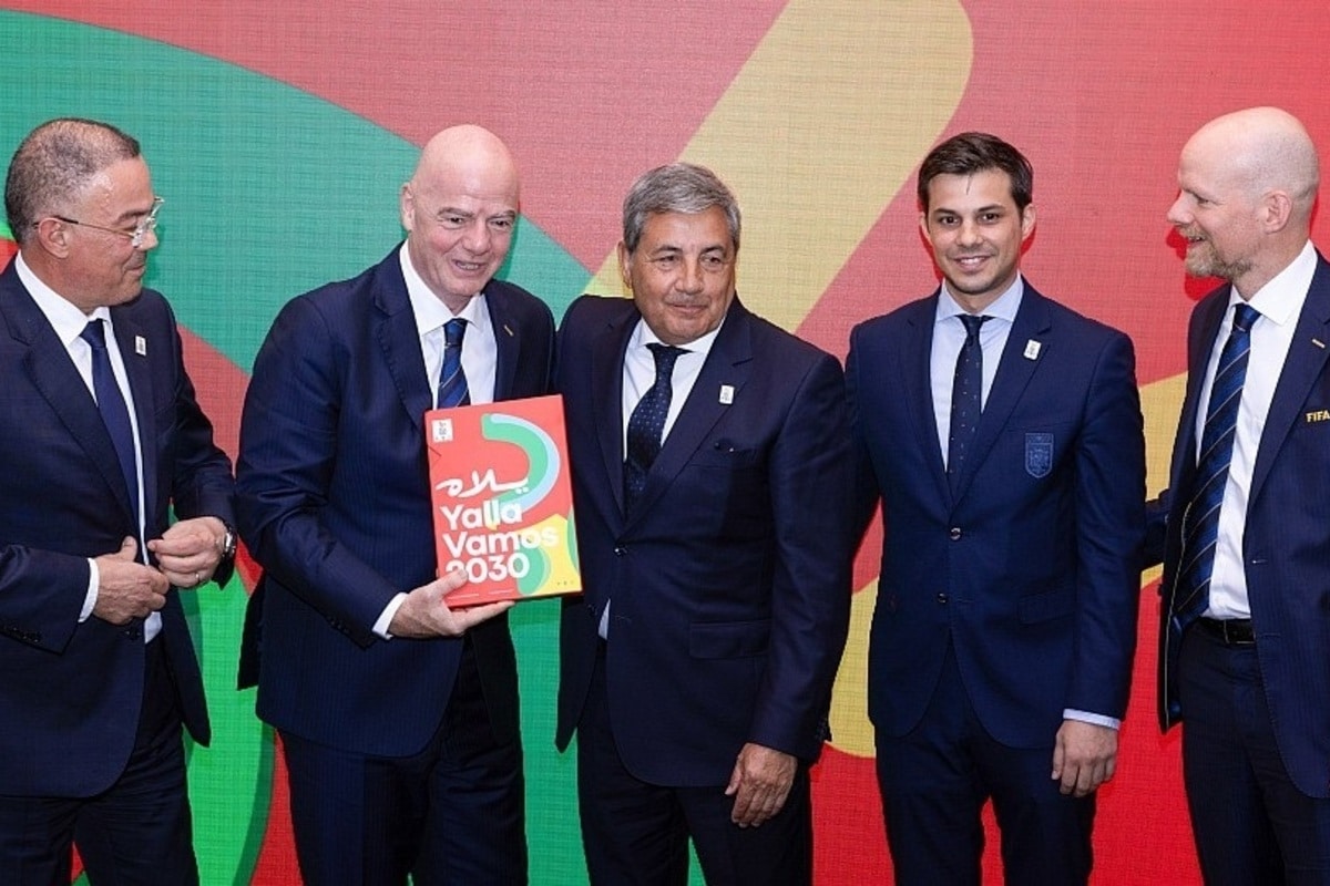 España, Portugal y Marruecos presentan a la FIFA el dosier de la candidatura conjunta del Mundial 2030