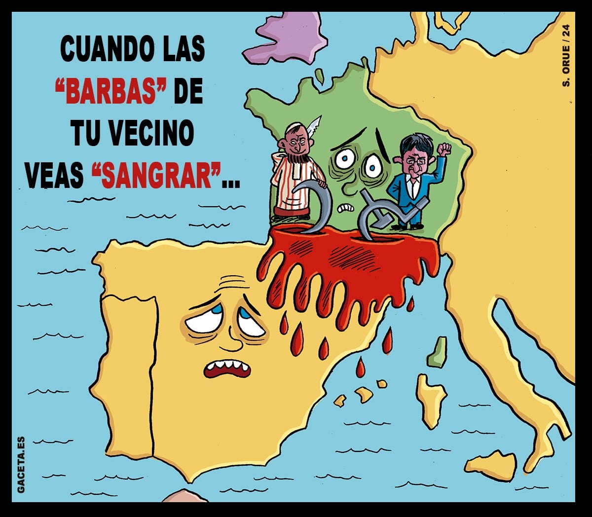Francia queda en manos de la extrema izquierda y el islamismo