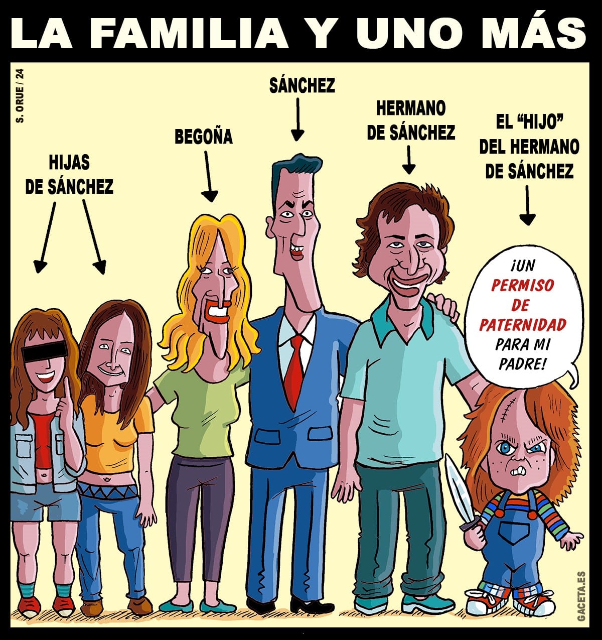 Sánchez se inventa un sobrino para que su hermano cobre una baja por paternidad