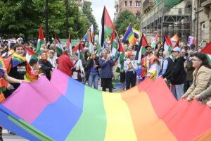 Un Orgullo esquizofrénico: la combinación imposible del arcoíris y Palestina