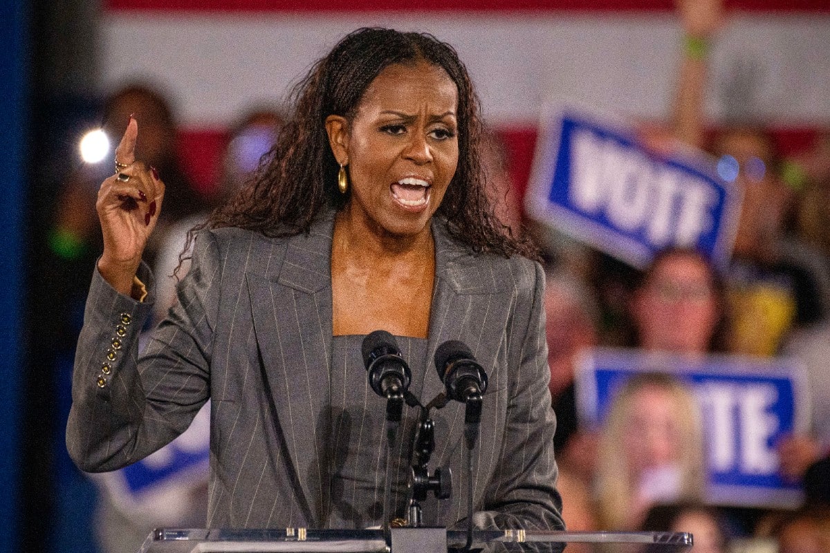 Michelle Obama llama «estafador» a Trump: «Infectará todas nuestras vidas»