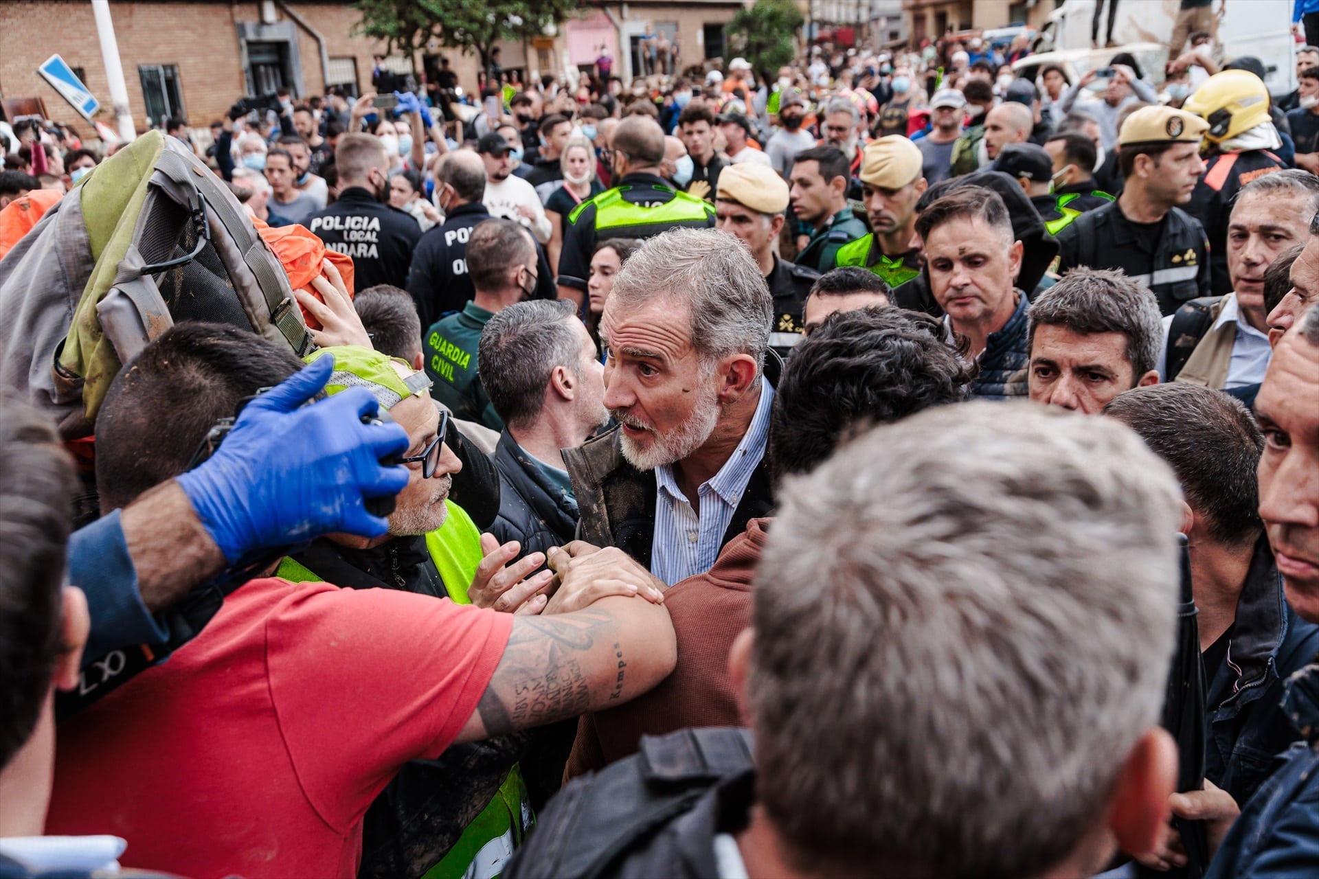 El Rey Felipe VI volverá el martes a las zonas afectadas por la DANA para visitar a las unidades militares