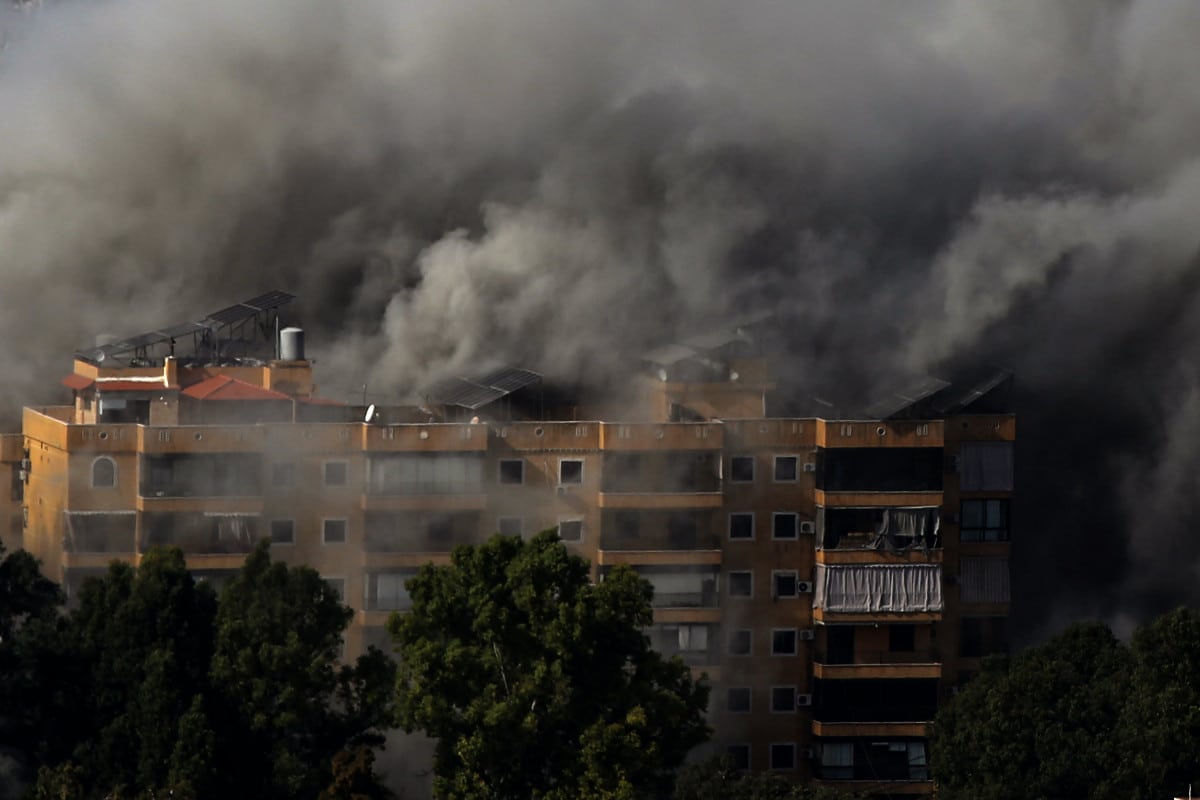 Israel destruye el principal centro de fabricación y almacenamiento de armas de Hezbolá en Beirut (Líbano)