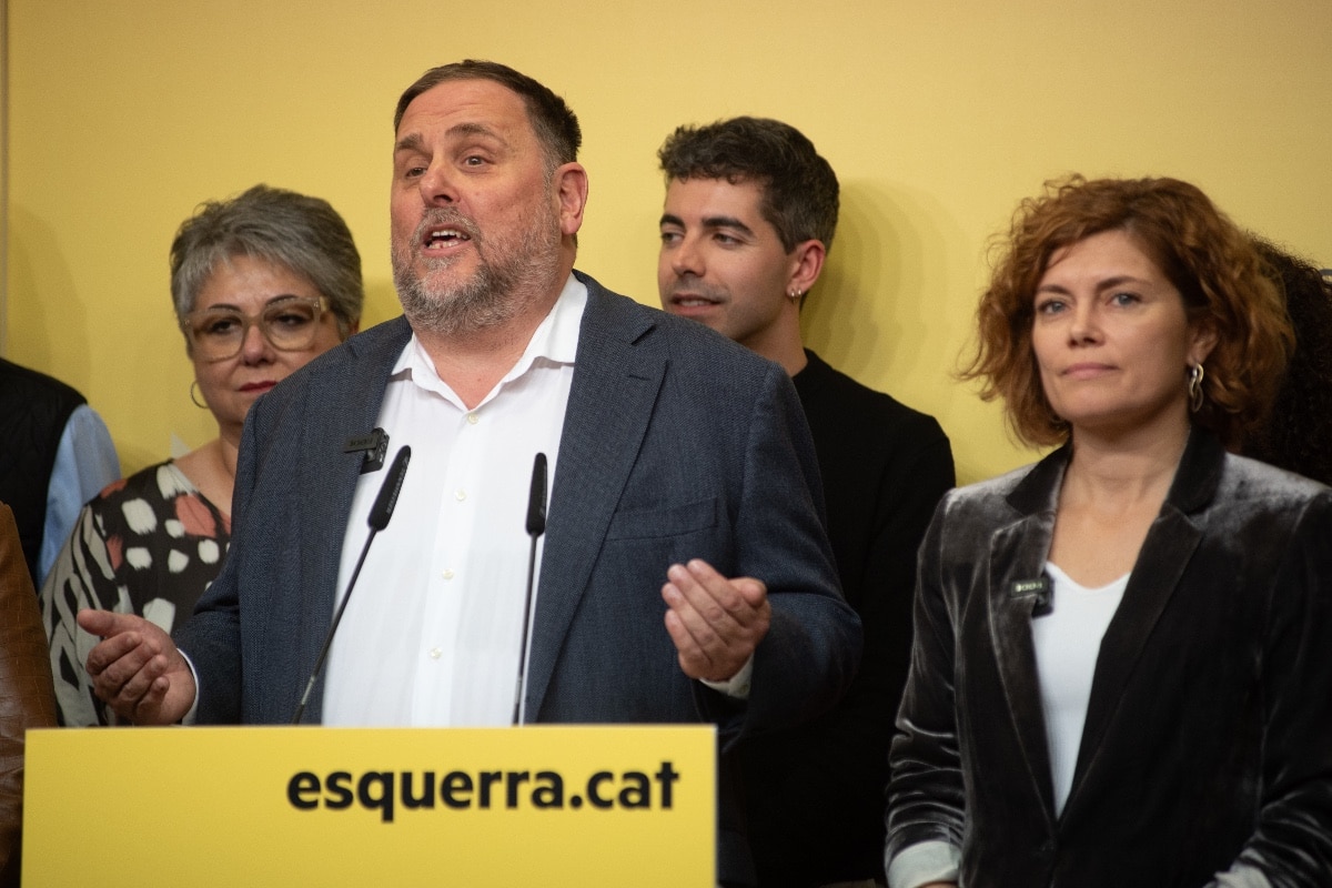 Junqueras celebra la primera vuelta y hablará «con todo el mundo» para ser reelegido