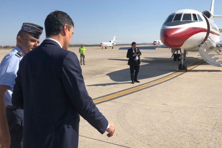 El Gobierno de Sánchez se gasta en el mantenimiento de los Falcon y otras aeronaves oficiales más de 70 millones de euros desde 2021