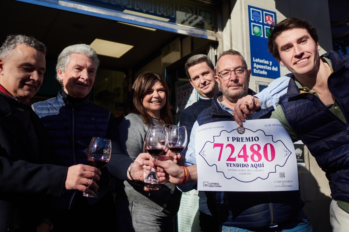 El Gordo de la Lotería de Navidad 2024 se vende íntegro en Logroño