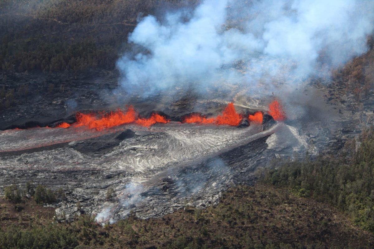El volcán Kilauea de Hawái (Estados Unidos) entra en erupción por quinta vez desde 2020
