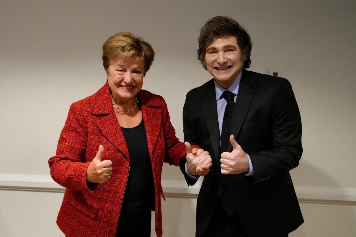 Milei y la directora del FMI se reúnen en Washington: «Notable transformación de Argentina»