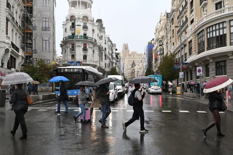 Marzo de 2025 ya es el mes más lluvioso de la historia de Madrid pese a que la AEMET pronosticó un «invierno seco»