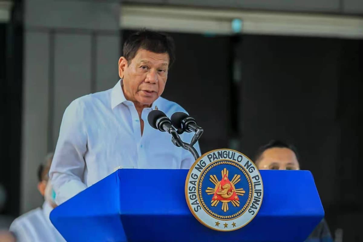 El expresidente filipino Rodrigo Duterte es puesto a disposición del TPI en su sede de Países Bajos