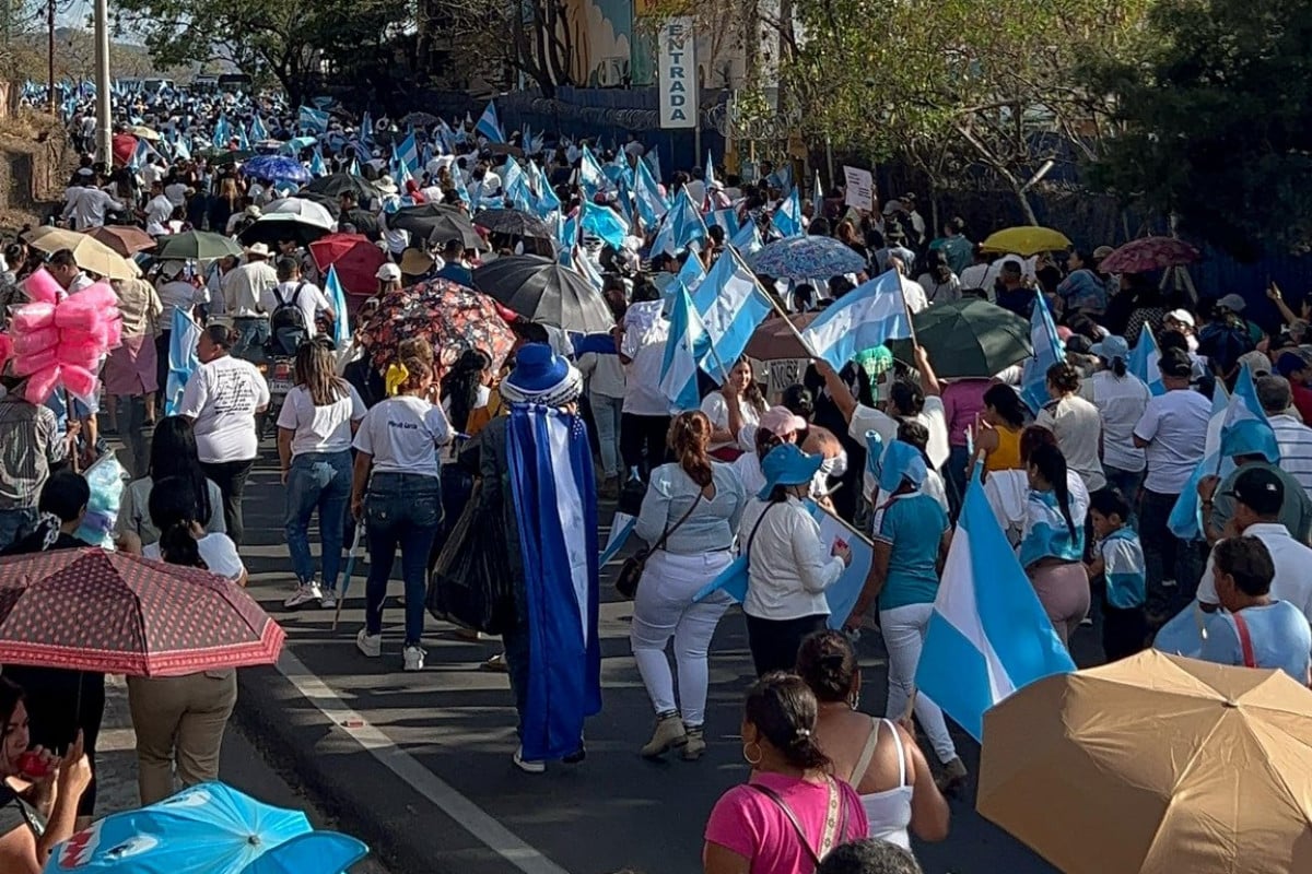 Opositores hondureños se manifiestan en las calles contra Xiomara Castro: «Aquí no es Venezuela»