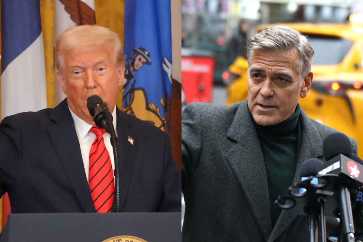 Trump retrata la frustración demócrata de George Clooney y ataja sus críticas sobre la libertad de expresión: «Es un analista político fracasado»