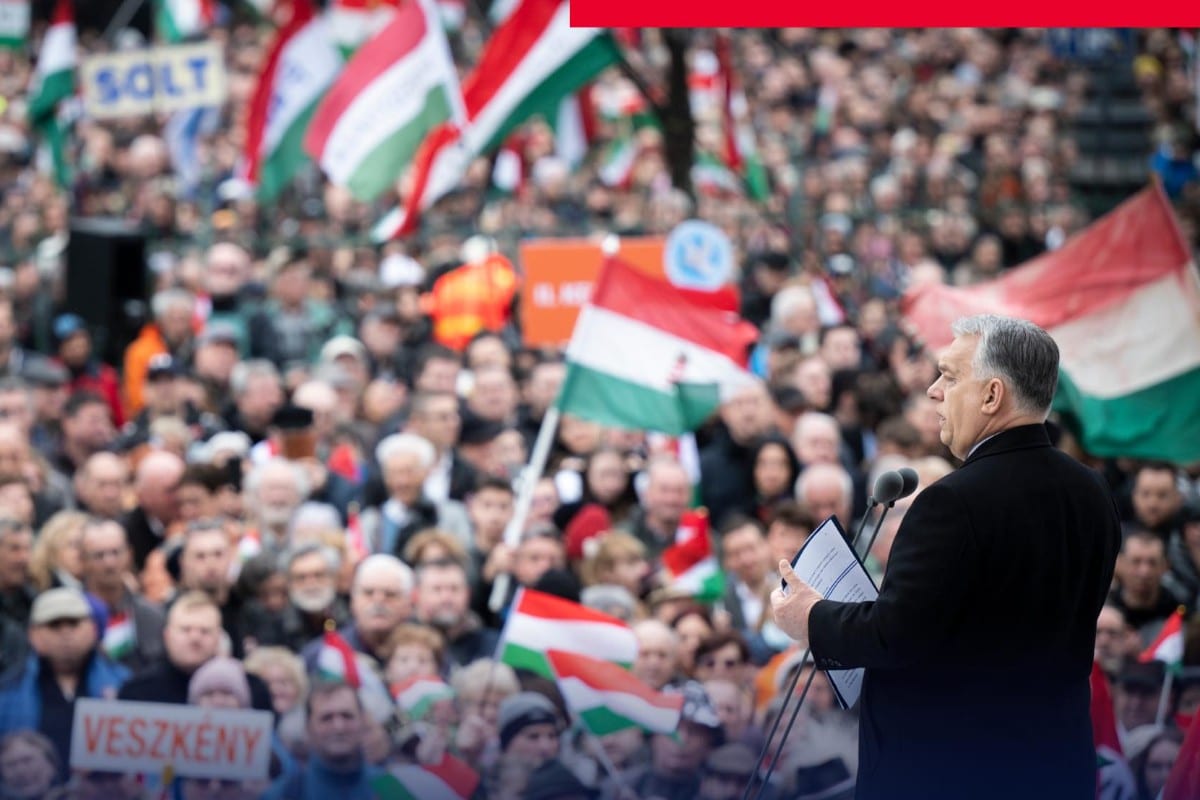 Viktor Orbán exige «restablecer» las competencias arrebatadas a las naciones europeas y «expulsar a los agentes de Soros»: «Los patriotas somos el futuro»