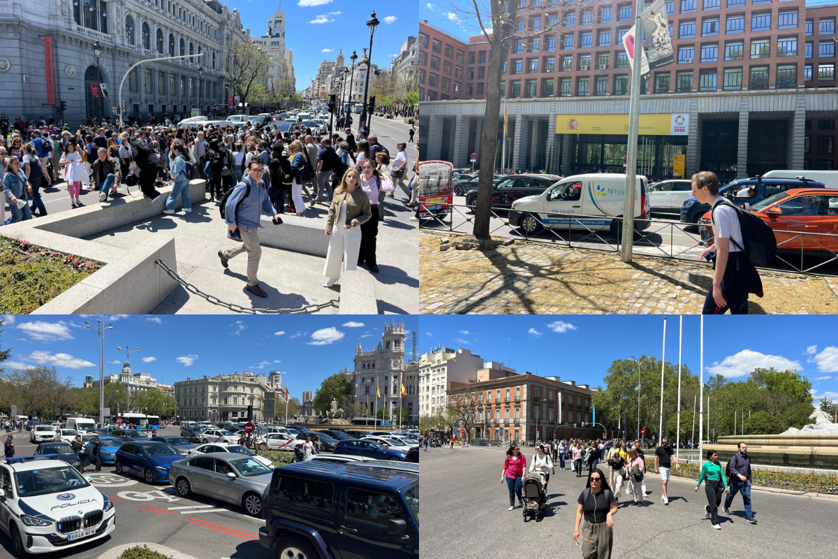 Caos en Madrid: imágenes de un apagón que paralizó durante casi diez horas la capital de España