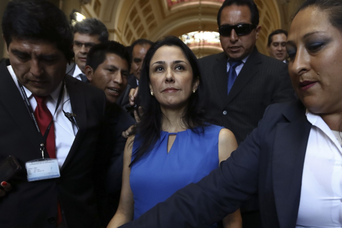 La exprimera dama peruana Nadine Heredia llega en condición de asilada a Brasil tras ser condenada por blanqueo