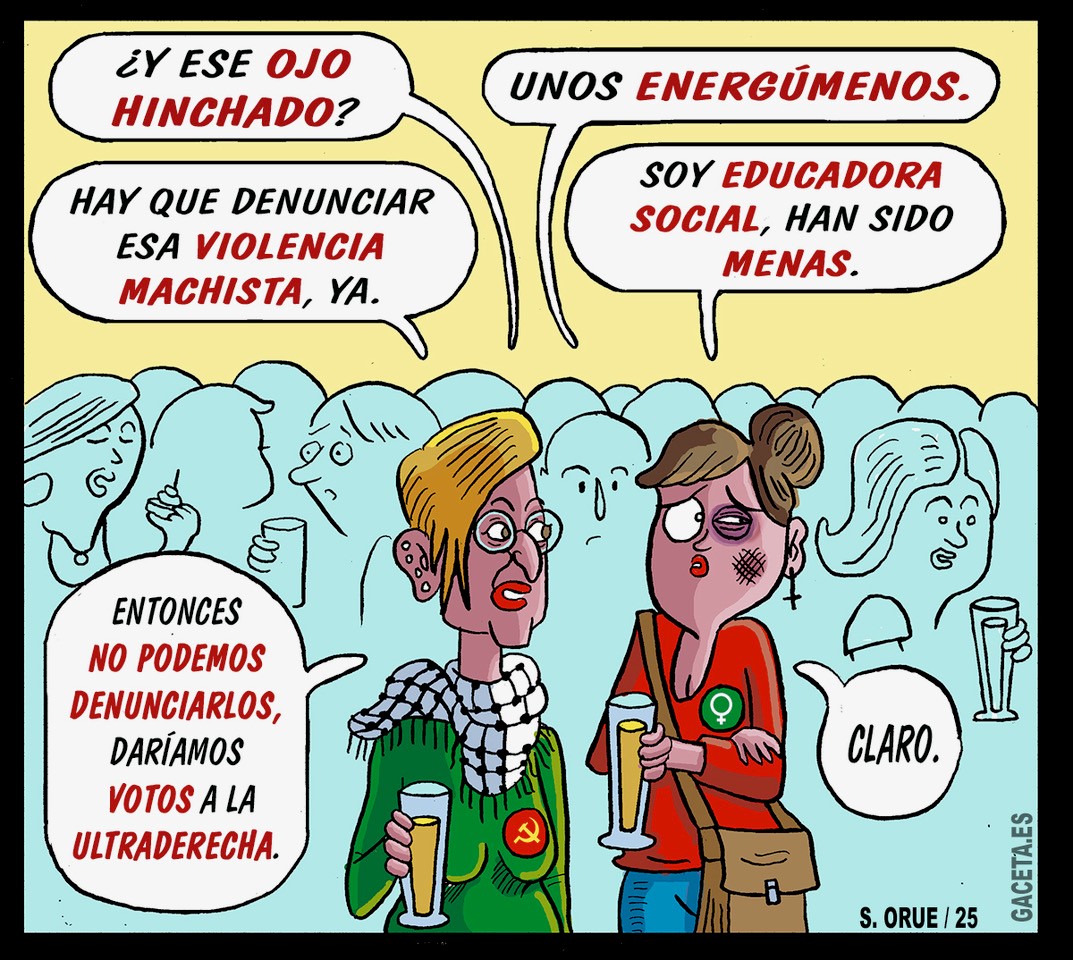 Los menas agreden con perspectiva de género