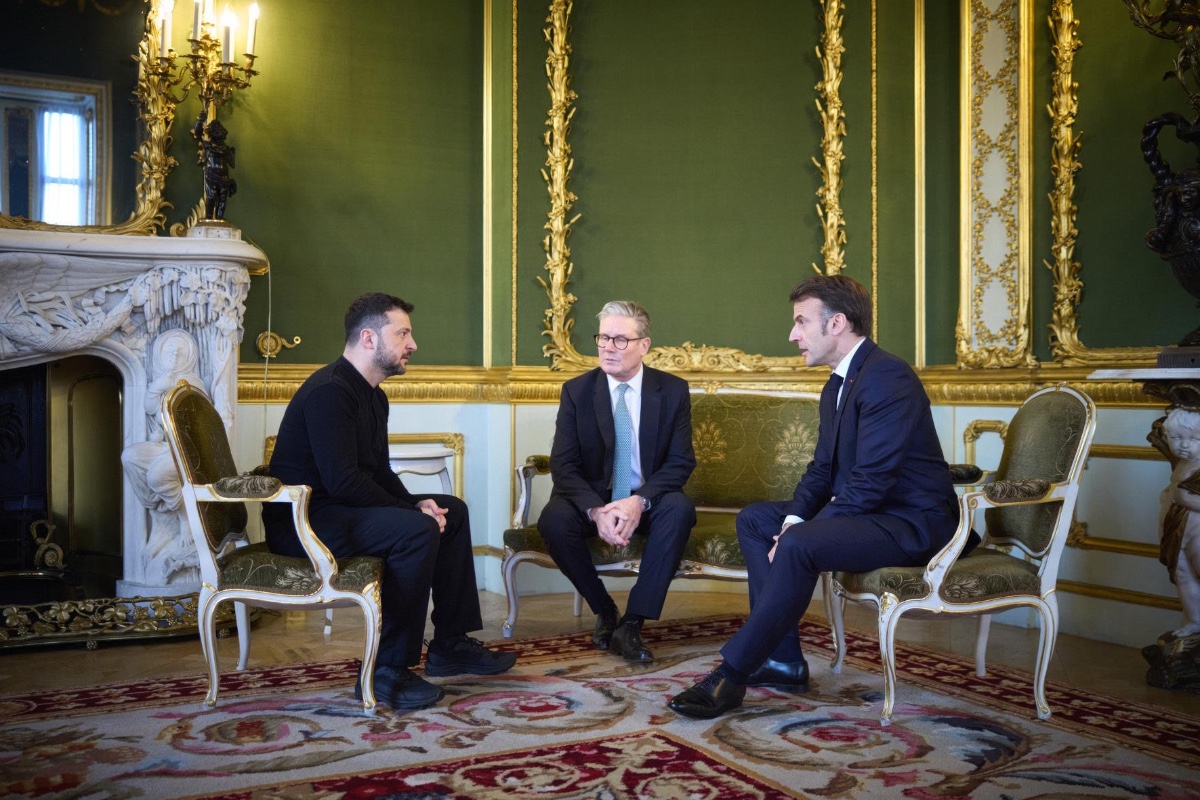 Zelenski comenta con Starmer y Macron su reunión con Trump en el Vaticano