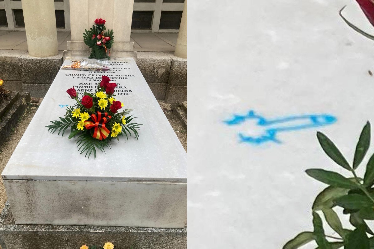 Profanan la tumba de José Antonio Primo de Rivera en el cementerio de San Isidro de Madrid