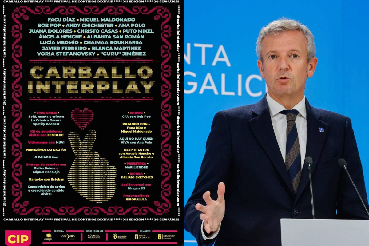 La Xunta de Galicia (PP) financia un festival digital izquierdista con Facu Díaz, Bob Pop y ‘Puto Mikel’ entre sus ponentes