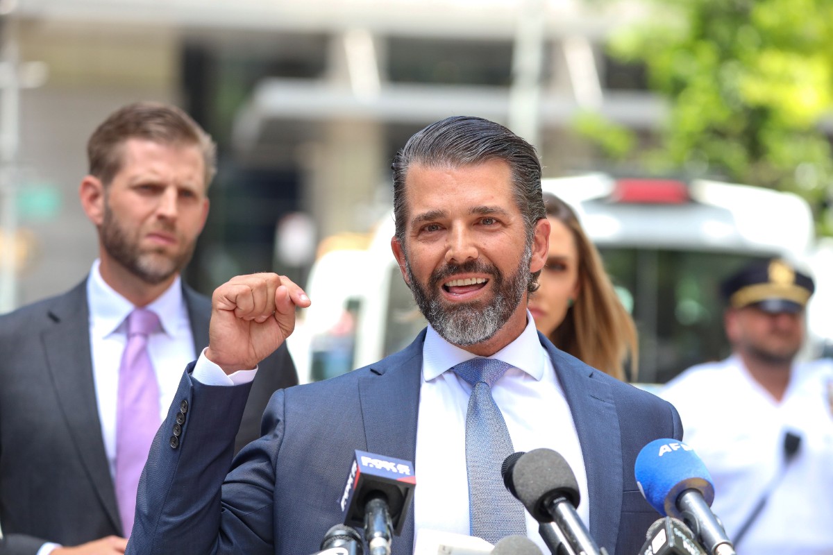 Donald Trump Jr. no descarta buscar la presidencia de los Estados Unidos en el futuro: «Tal vez algún día»