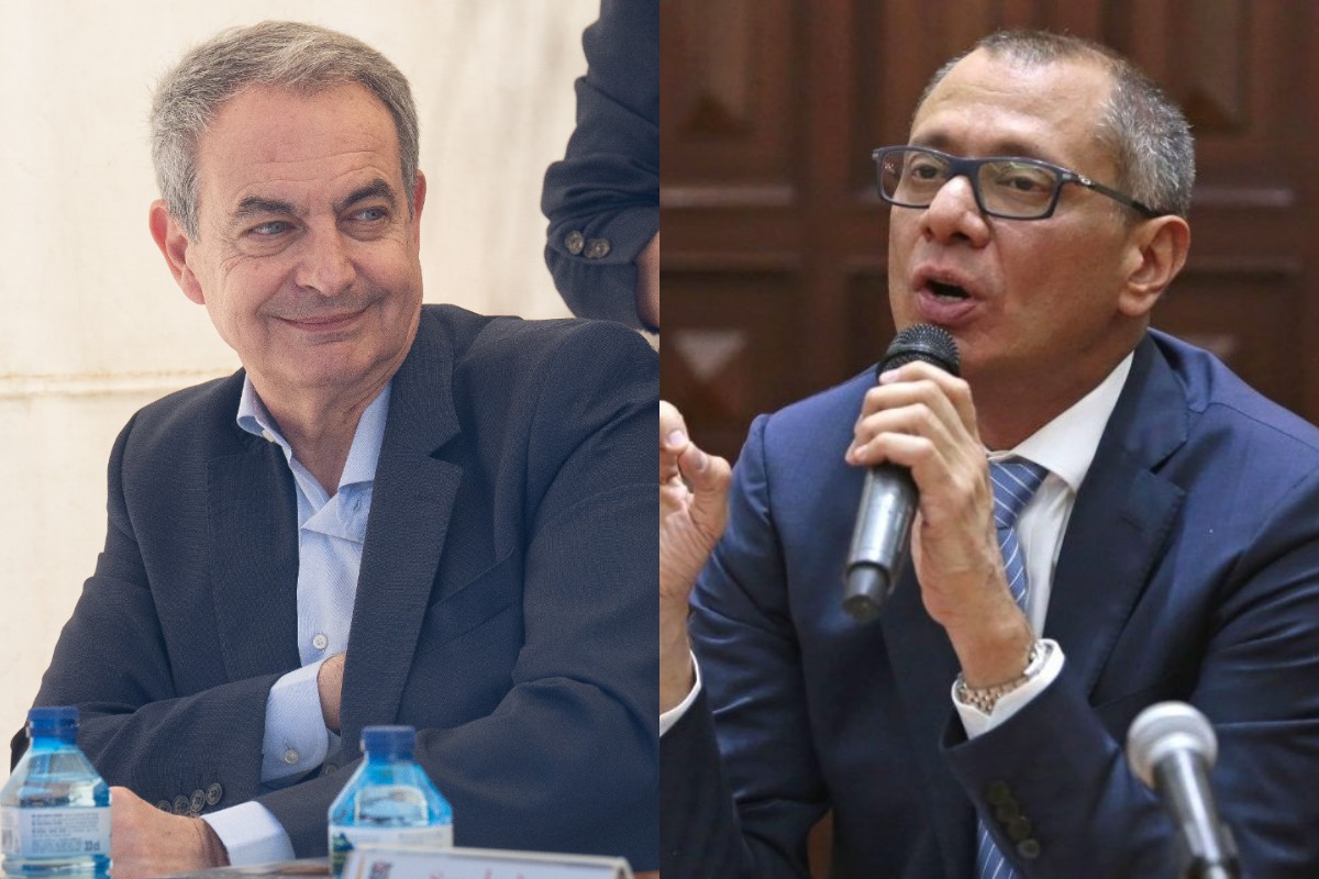 Zapatero apoya al Grupo de Puebla y pide la excarcelación del exvicepresidente correísta Jorge Glas, condenado por corrupción