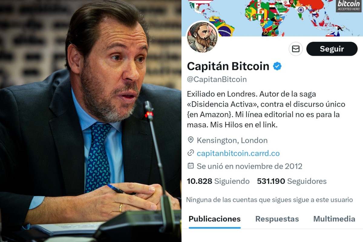 El ministro Óscar Puente justifica el acoso izquierdista a ‘Capitán Bitcoin’, el tuitero e influencer conocido por denunciar la «dictadura progre»
