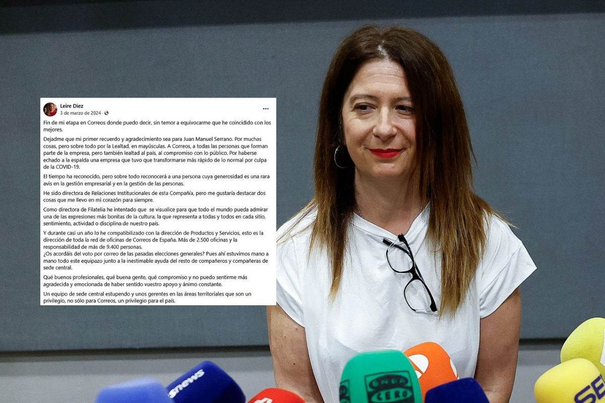 Leire Díez niega haber estado al frente del voto por correo el 23J pese a que se autofelicitó por su gestión: «Ahí estuvimos mano a mano»