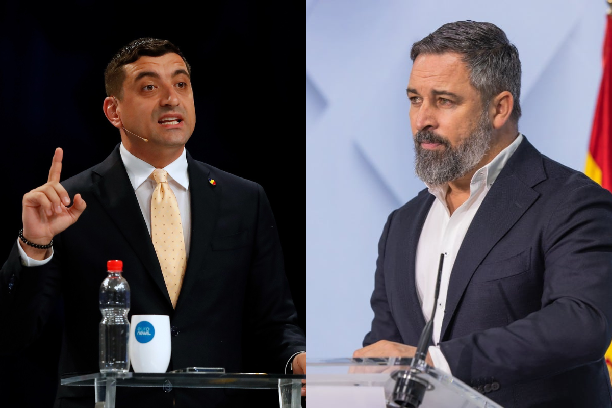 El soberanista George Simion respalda a Santiago Abascal en su lucha contra la corrupción del PSOE: «¡Total oposición! ¡Viva España!»