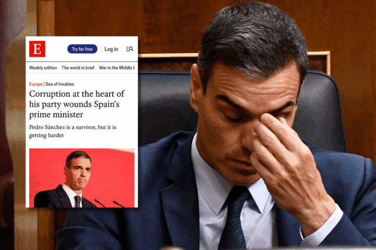 El periódico ‘The Economist’ sentencia a Pedro Sánchez y reclama elecciones: «Se aferrará al cargo a riesgo de acabar con la democracia española»